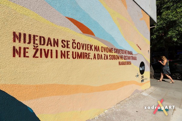 Mural u Ul. S. Radića